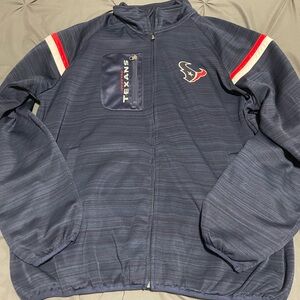 Men's Navy Blue Houston Texans Jacket EUC